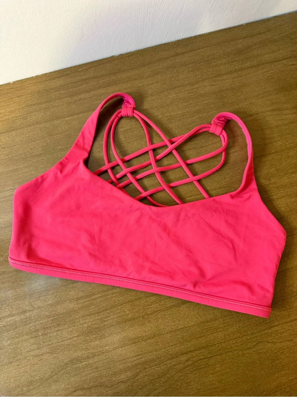 Lululemon Free To Be Bra (Wild) in Heartthrob Pink Size 10 Yoga Light Support